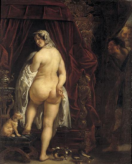 Jacob Jordaens King Candaules of Lydia Showing his Wife to Gyges